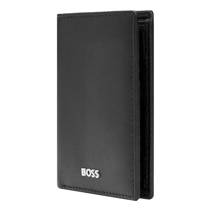 HUGO BOSS Kreditkartenetui, Classic Doppelhalter Smooth, Black, 5