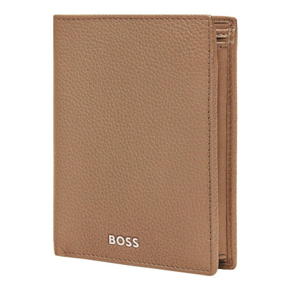 HUGO BOSS, Kreditkartenetui, Classic Grained, Camel