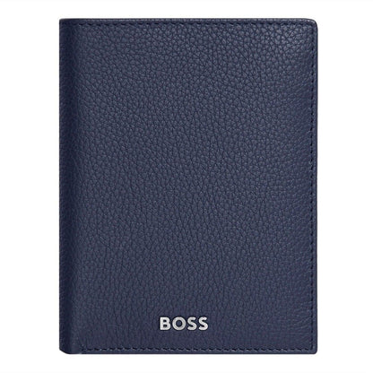 HUGO BOSS, porte-cartes, Classic Grained, marine