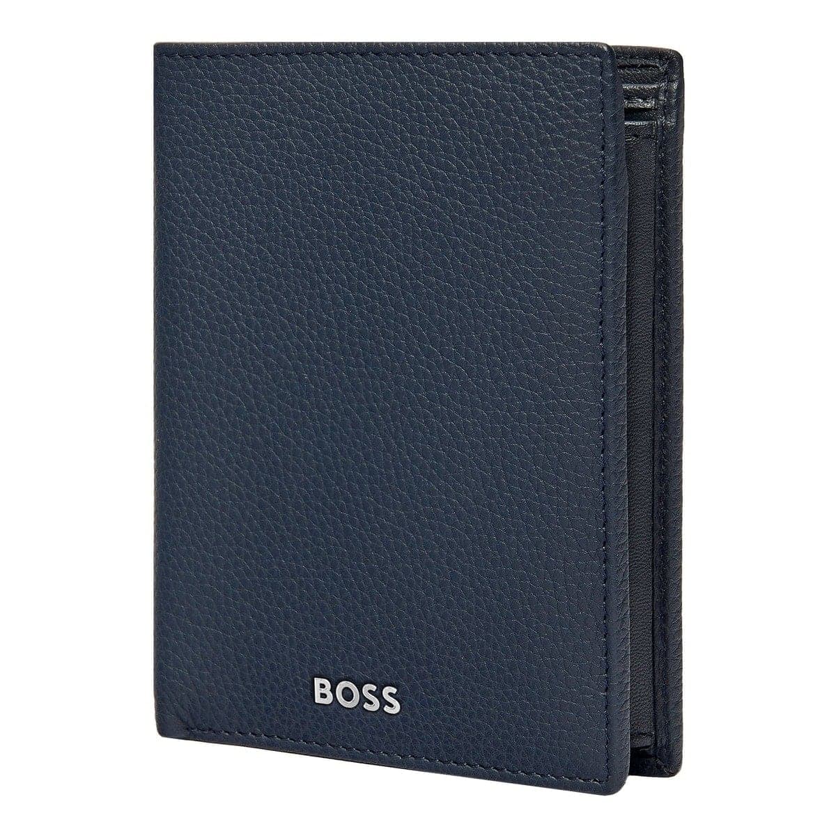 HUGO BOSS, porte-cartes, Classic Grained, marine