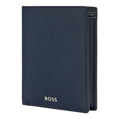 HUGO BOSS, porte-cartes, Classic Grained, marine