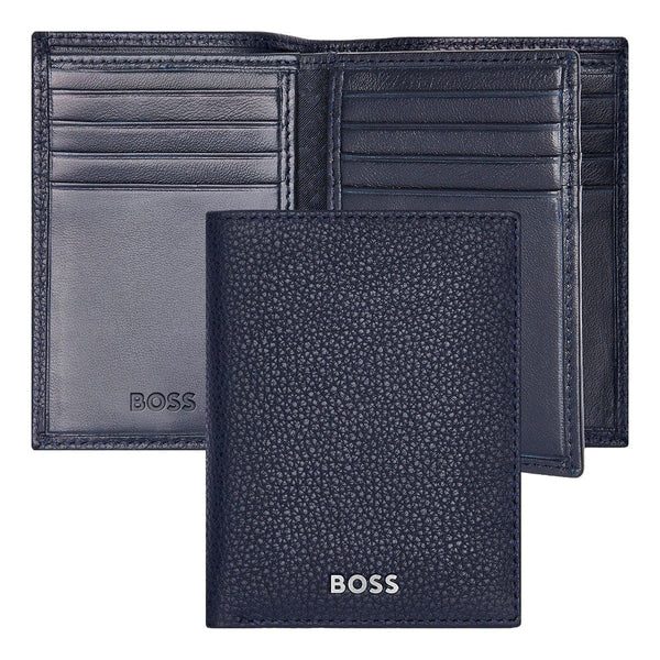HUGO BOSS Kreditkartenetui, Classic Trifold Grained, Navy