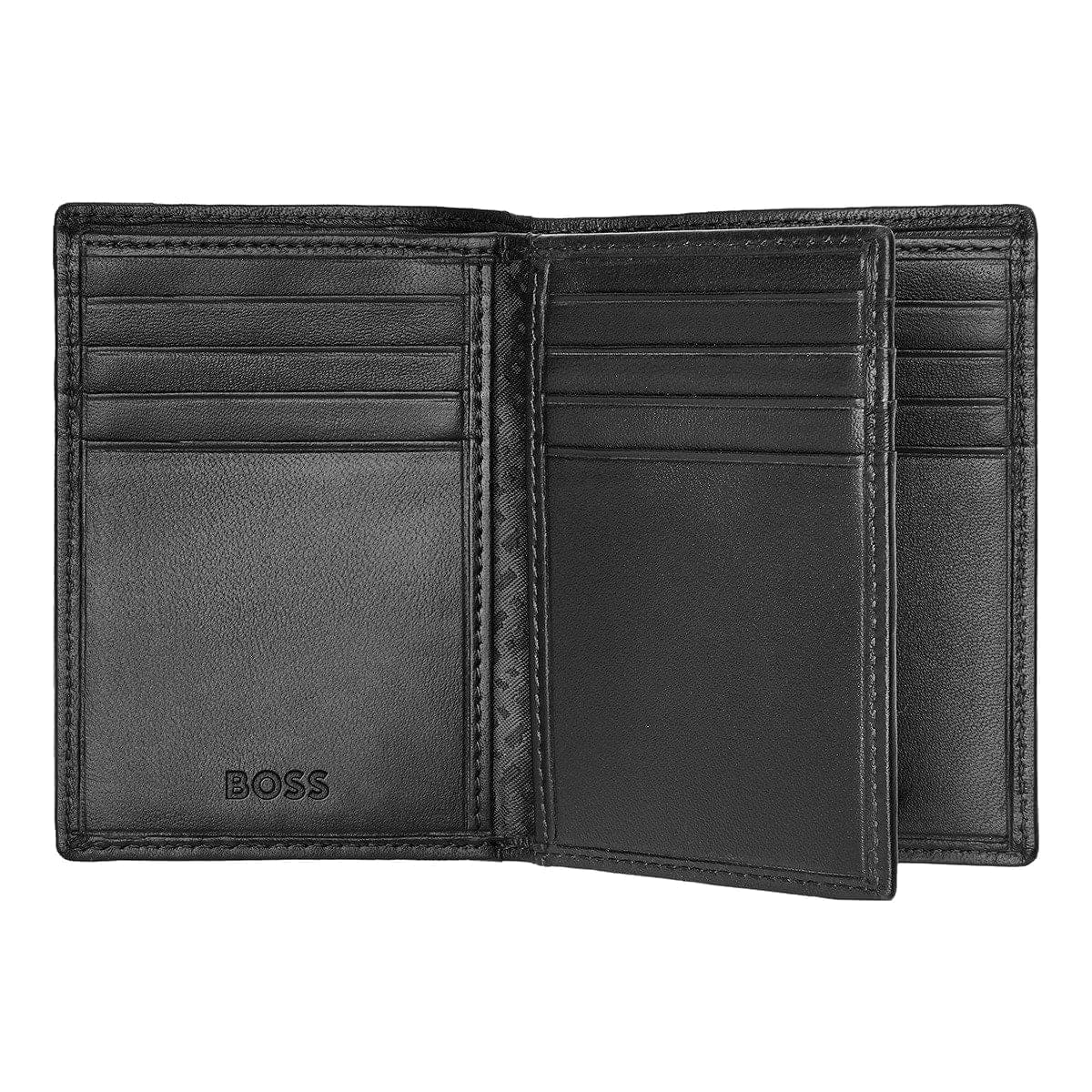 HUGO BOSS Kreditkartenetui, Classic Trifold Smooth, Black, 7
