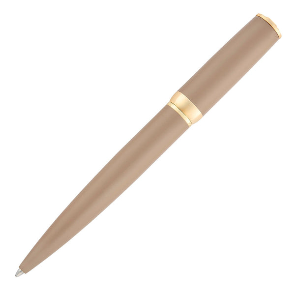 Stylo bille HUGO BOSS Arche Double B, Nude