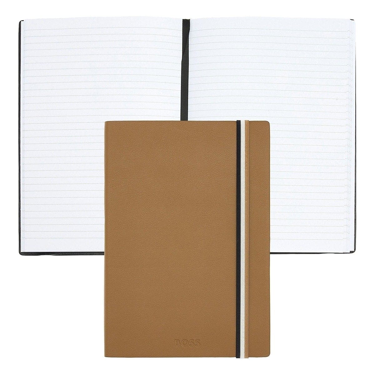 HUGO BOSS Notizbuch Iconic A5, camel - 8