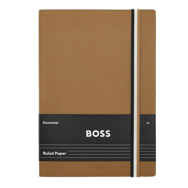Carnet HUGO BOSS Iconic A5, camel