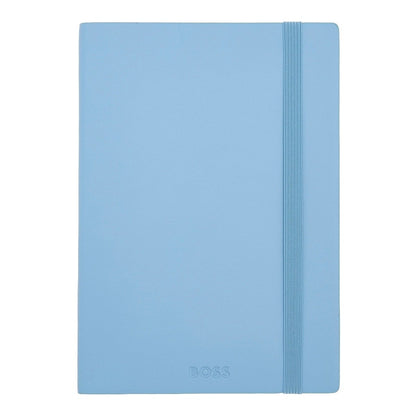 HUGO BOSS Notizbuch Monogram Pastel, A5, Light Blue - 4