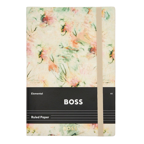 Taccuino HUGO BOSS Tie-dye Flower, A5, Flower Cream