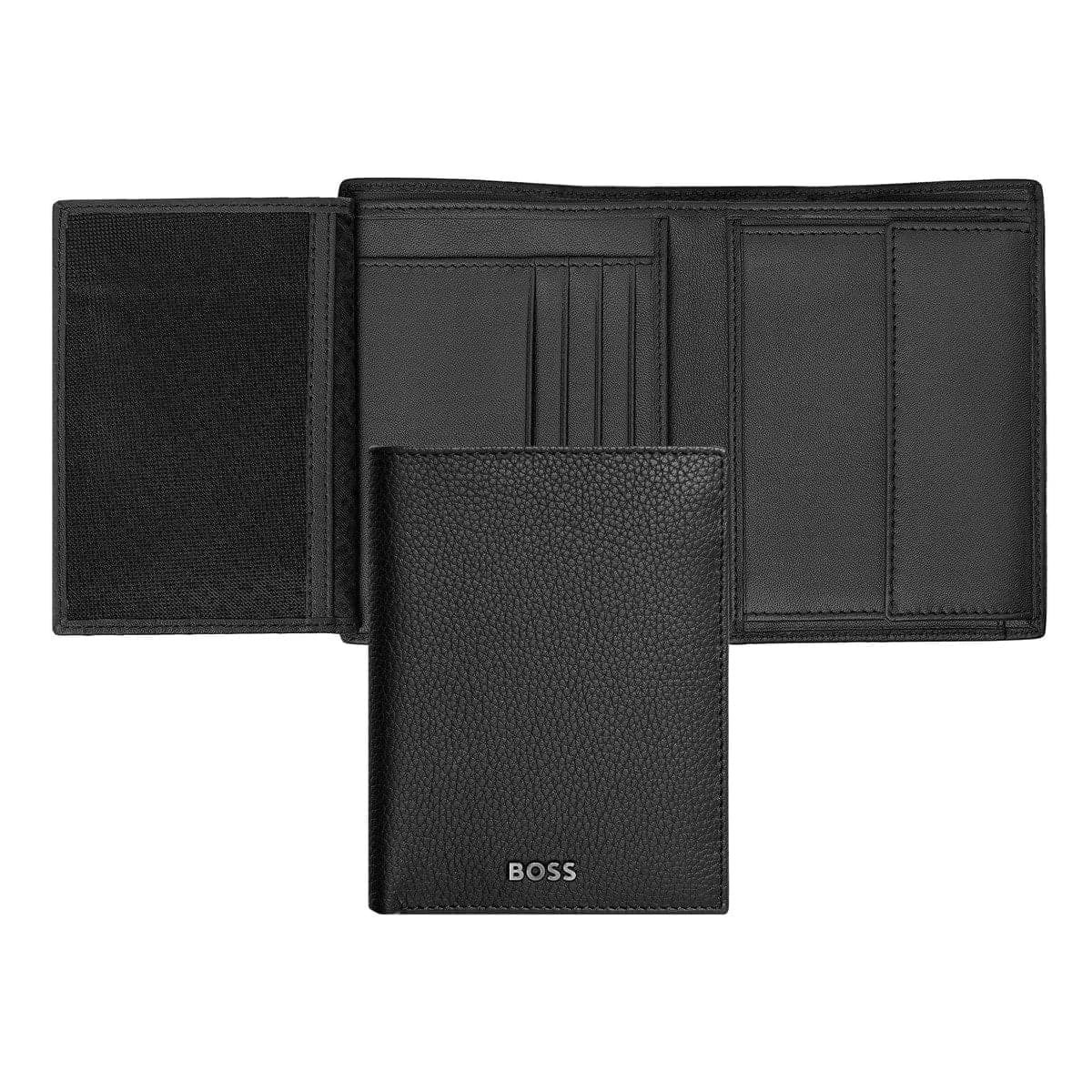 HUGO BOSS, Portemonnaie, Classic Grained, Black