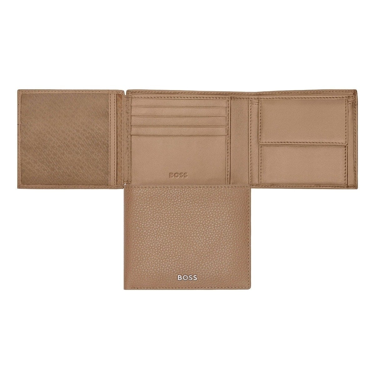 HUGO BOSS, portefeuille, Classic Grained, Camel
