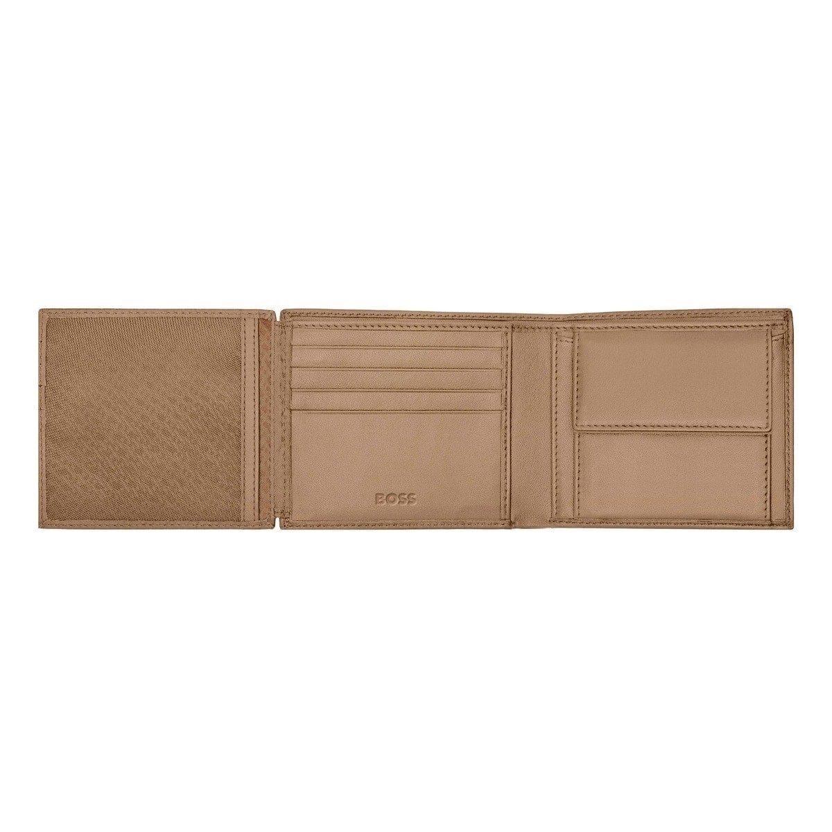 HUGO BOSS, portefeuille, Classic Grained, Camel