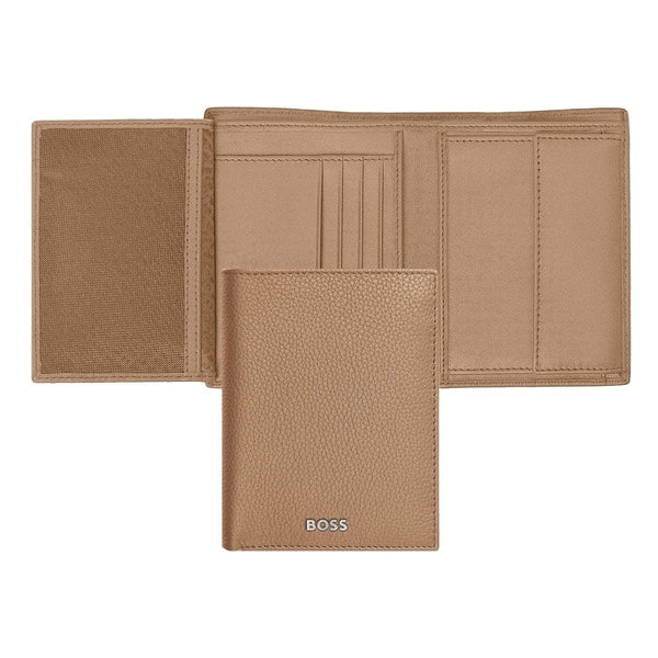 HUGO BOSS, portefeuille, Classic Grained, Camel