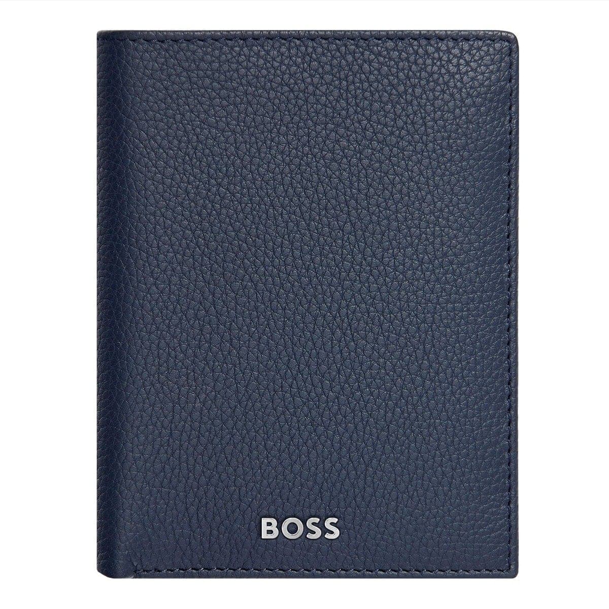 HUGO BOSS, Portemonnaie, Classic Grained, Navy