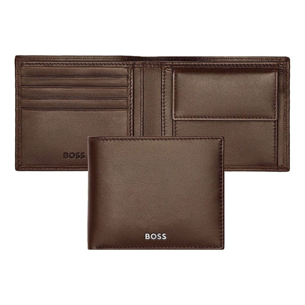 HUGO BOSS Portemonnaie, Classic Smooth, Brown