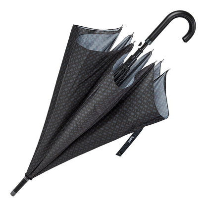 Parapluie Hugo Boss Monogrammes Gris Foncé
