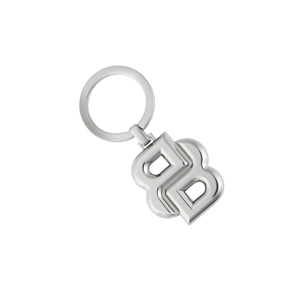 Portachiavi HUGO BOSS Double B Shiny Chrome