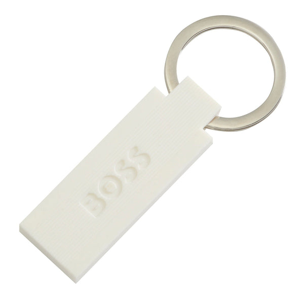 HUGO BOSS, portachiavi, Edge White