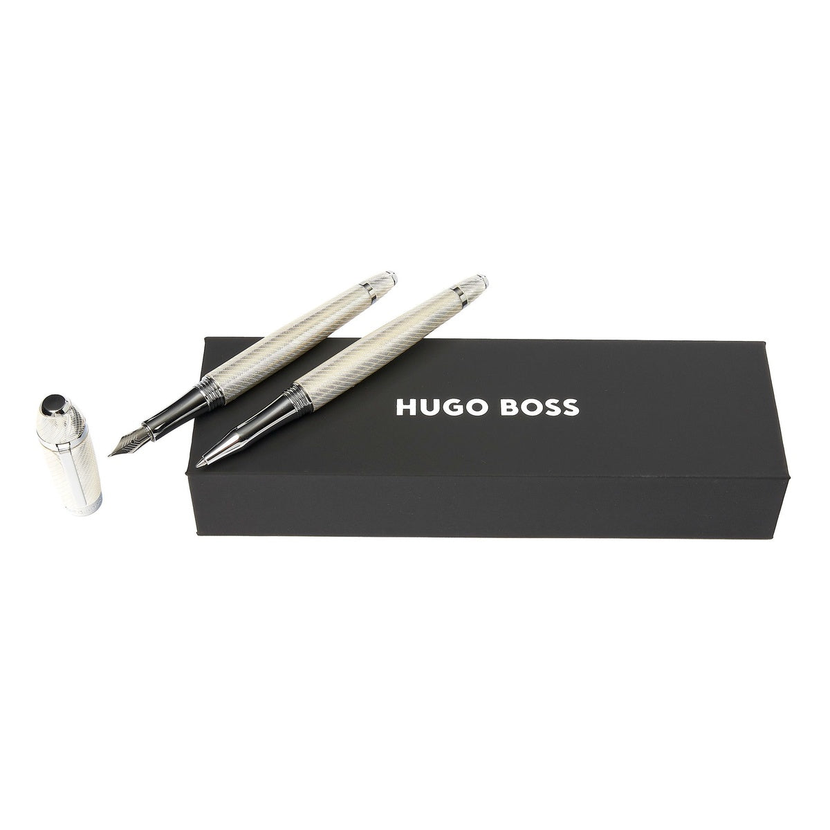 HUGO BOSS, Ensemble de stylos, Arc Futurist, Silver