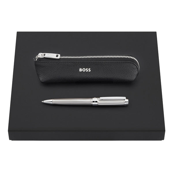 HUGO BOSS Kugelschreiber, Etui Beam Chrom