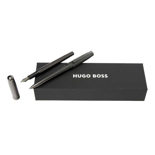 HUGO BOSS, Set di penne, Essential Metal, canna di fucile