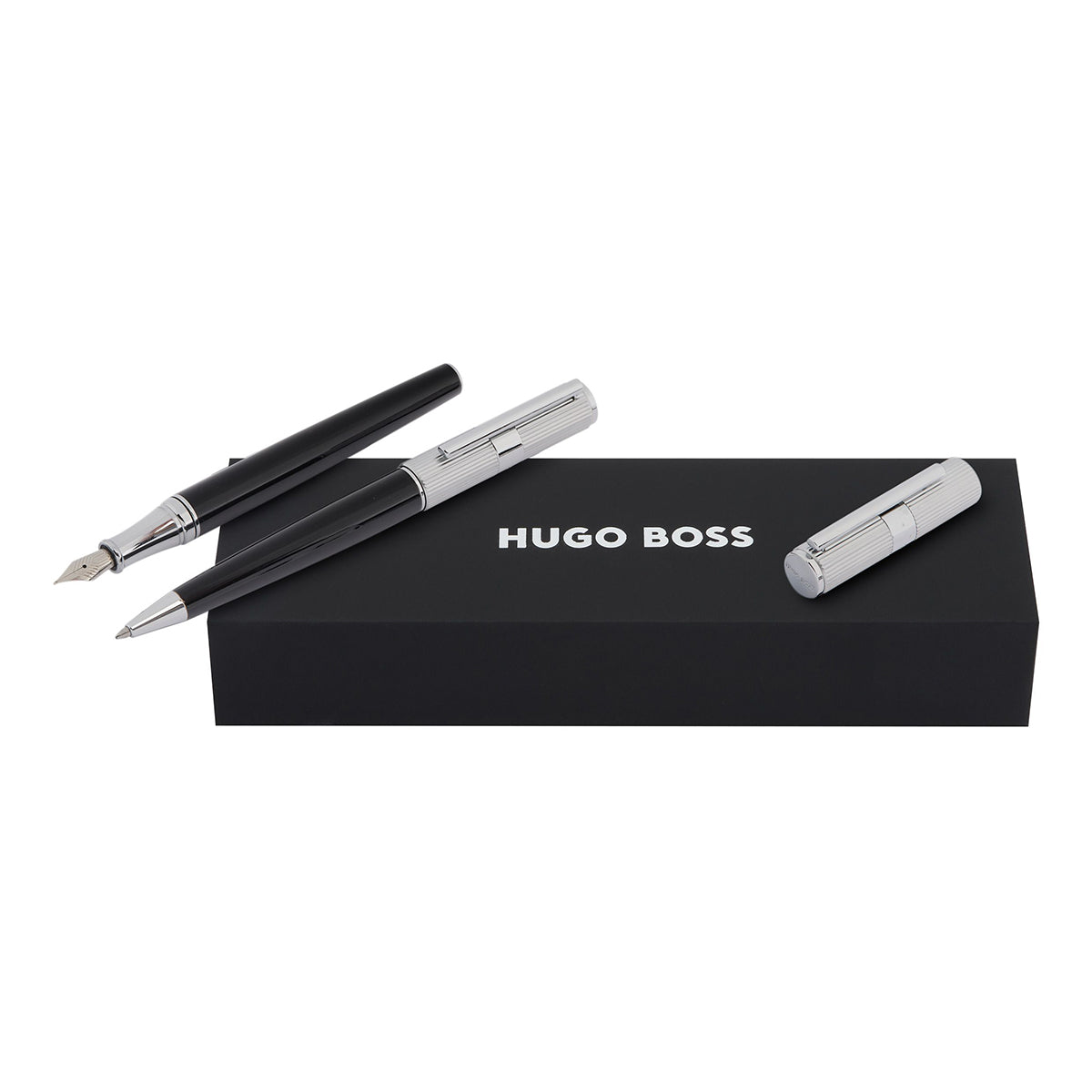 HUGO BOSS Füller, Kugelschreiber Formation schwarz - 5