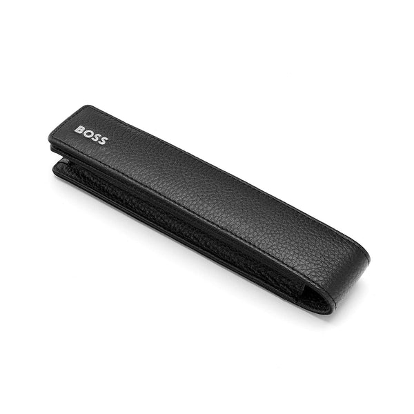 HUGO BOSS Étui à stylos Classic Grained, noir