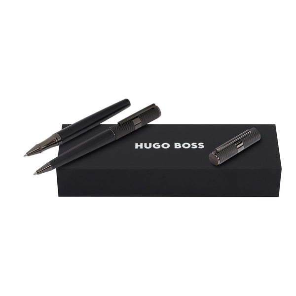 Penna a sfera HUGO BOSS, roller Beam Matt, nero