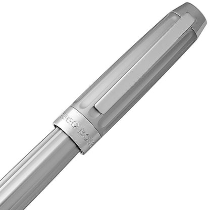Coffret cadeau stylos HUGO BOSS : roller et étui (Beam, chrome)