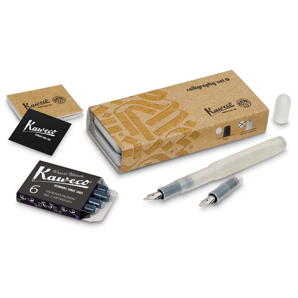 Kaweco, Calligraphie, Set-S, Noix de coco naturelle