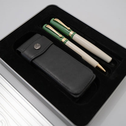 Kaweco, astuccio portapenne, per 2 strumenti da scrittura con linguetta per Dia, nero