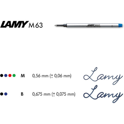 Lamy, roller Studio Lx, aluminium, noir intégral