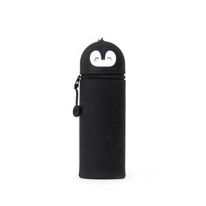 2-in-1-Federmäppchen aus Silikon Penguin „Always Cool“