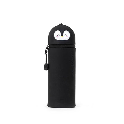 2-in-1-Federmäppchen aus Silikon Penguin „Always Cool“