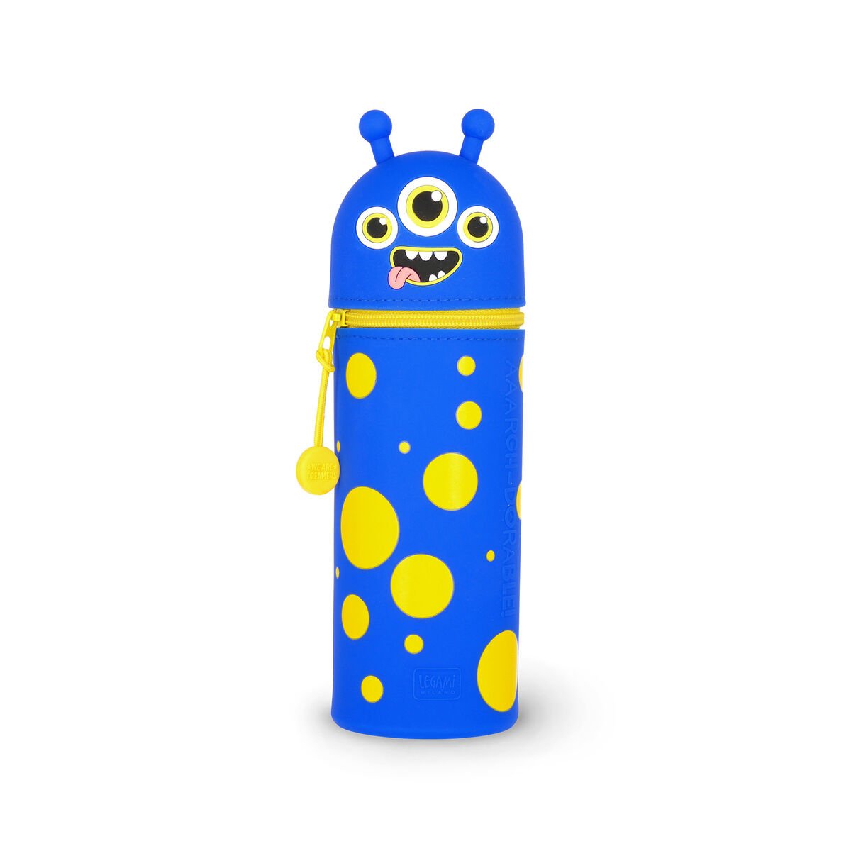 2-in-1-Federmäppchen aus Silikon Monster „Aaargh-dorable!“