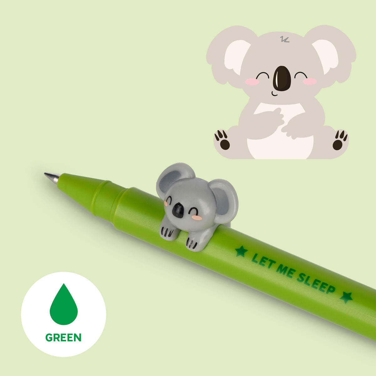 Bolígrafo de Gel con Animal Decorativo Koala «Let Me Sleep» - Lovely Friends