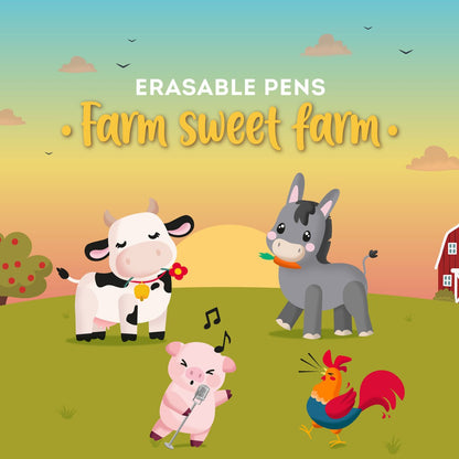Set de 4 Stylos à Encre Gel Effaçable - Erasable Pen