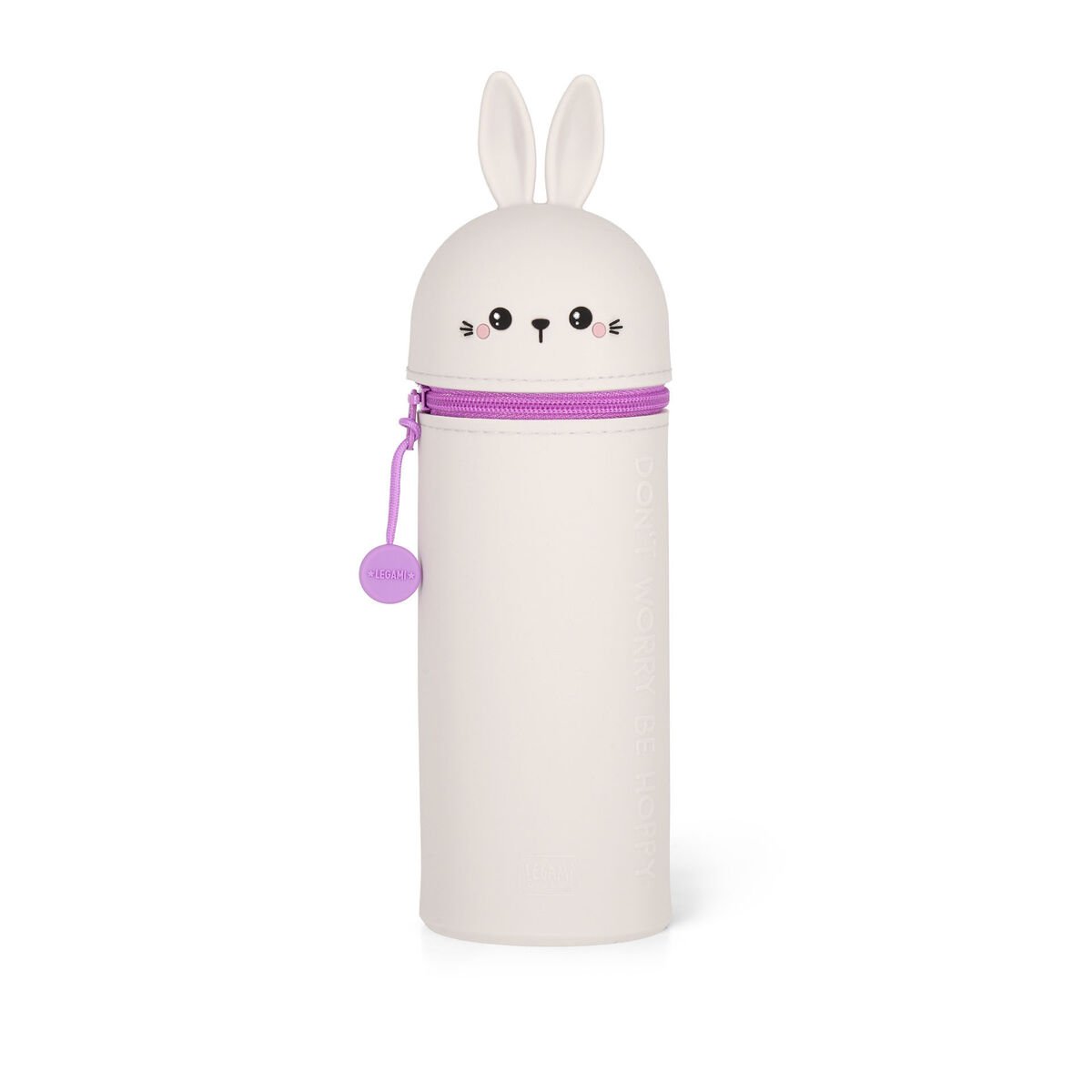 Estuche 2 en 1 de Silicona Bunny «Don't Worry Be Hoppy»