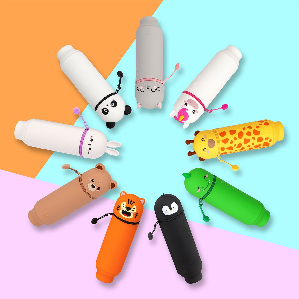 Estuche 2 en 1 de Silicona Bunny «Don't Worry Be Hoppy»