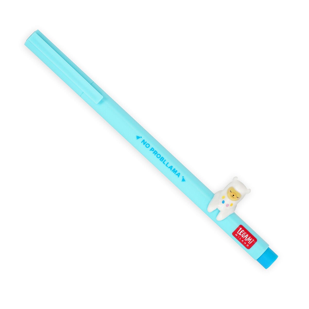 Gel Pen with "No Probllama" Llama Animal Decoration - Lovely Friends