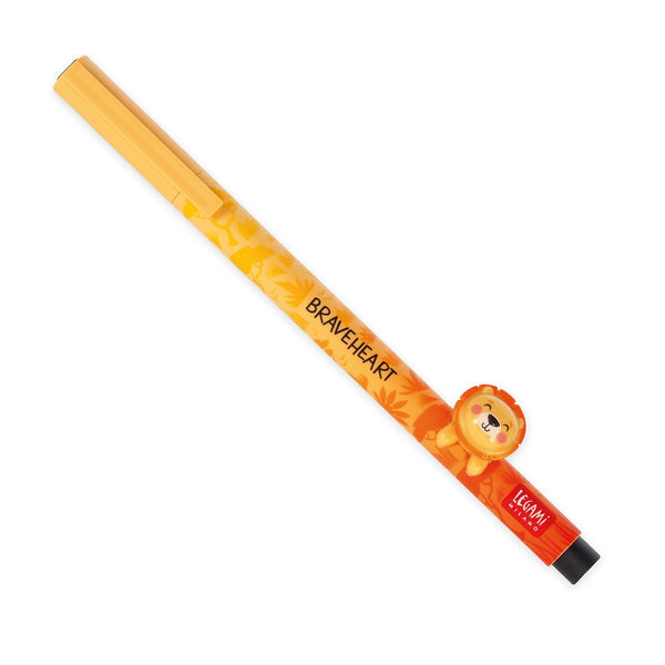 Penna gel Legami Lovely Friends Leone nera