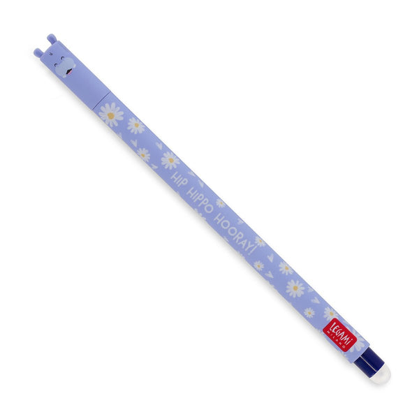 Penna gel cancellabile Legami Hippo