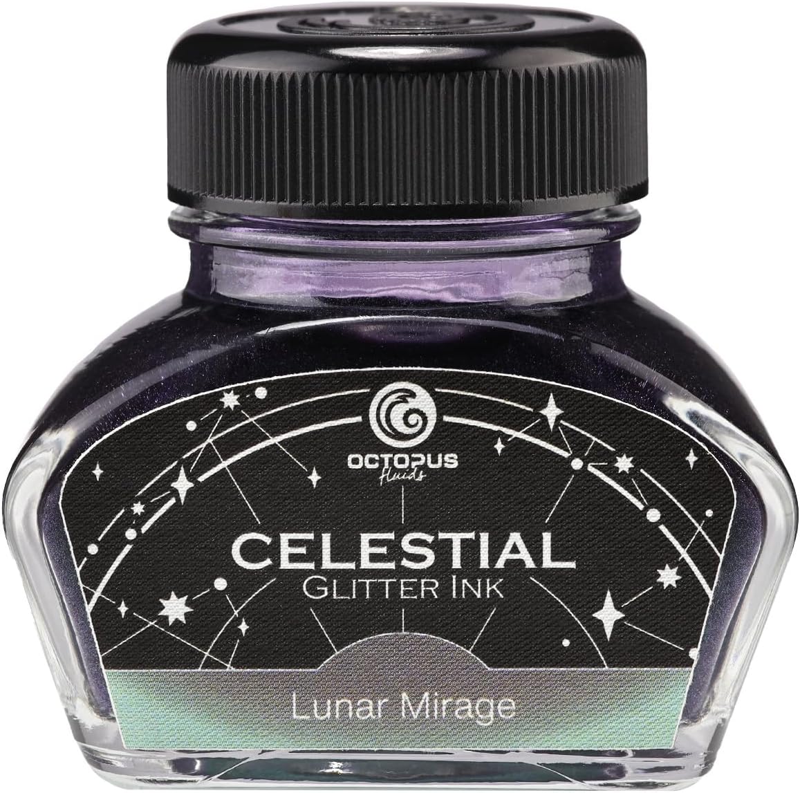 Inchiostro per penne stilografiche Octopus glitterato Lunar Mirage