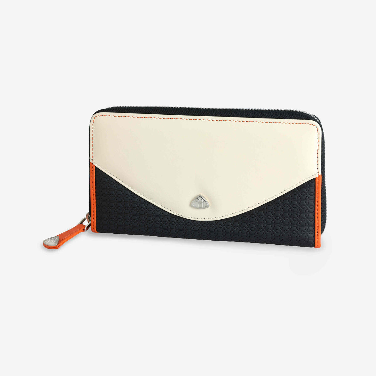 Portefeuille Maybach The Charming I Continental/lang, noir-ivoire