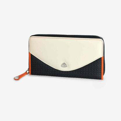 Portefeuille Maybach The Charming I Continental/lang, noir-ivoire