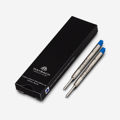 Recharge de stylo à bille Maybach, pack de 2, bleu royal