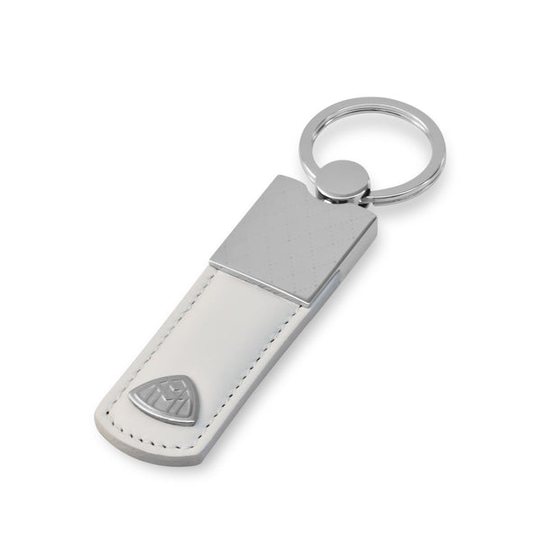 Portachiavi Maybach The Key Moment I vera pelle automobilistica, Porcellain-White