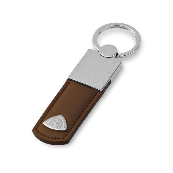 Portachiavi Maybach The Key Moment I vera pelle automobilistica, marrone sella