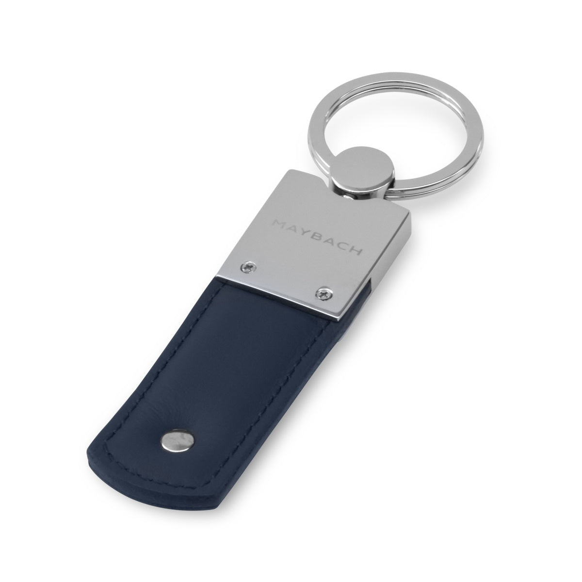 Portachiavi Maybach The Key Moment I, vera pelle automobilistica, Yacht blue