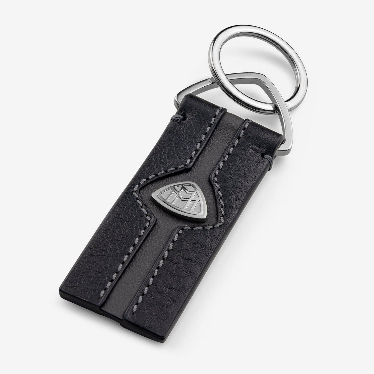 Portachiavi Maybach The Key Moment II in pelle, nero/grigio