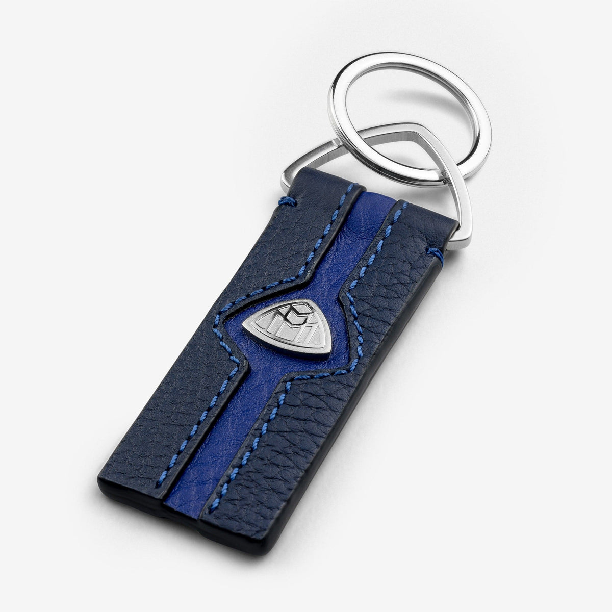 Portachiavi Maybach The Key Moment II in pelle, blu/blu cobalto